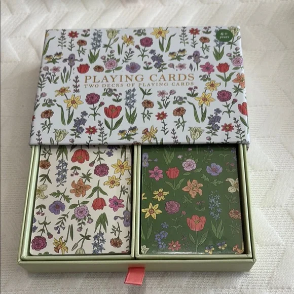 Pick 1 - Floral Playing Cards Set - Picture 2 of 5